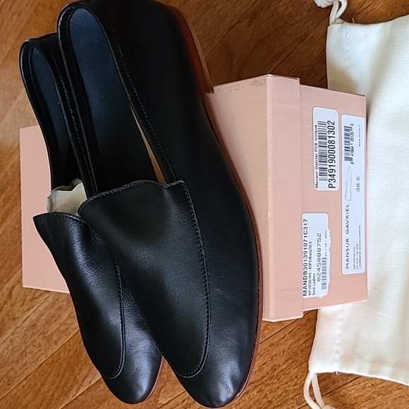 Mansur Gavriel Sock Loafer Black sz 38.5 - Picture 7 of 14